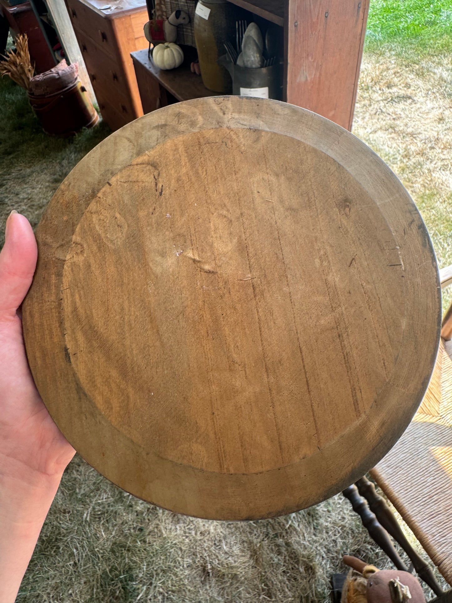 Reproduction Treenware Plate