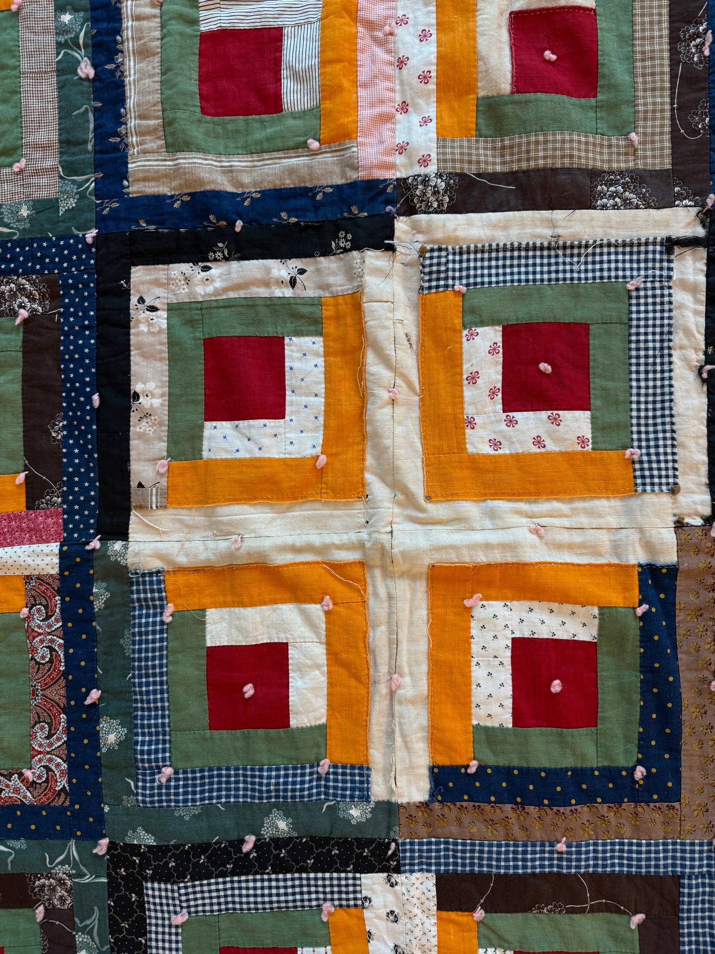 Antique Log Cabin Quilt