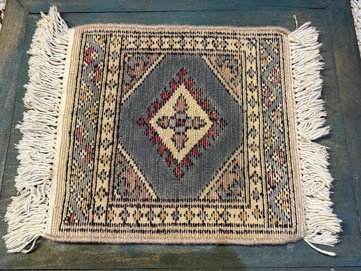 Small Oriental Rug - 15” x 11.5”