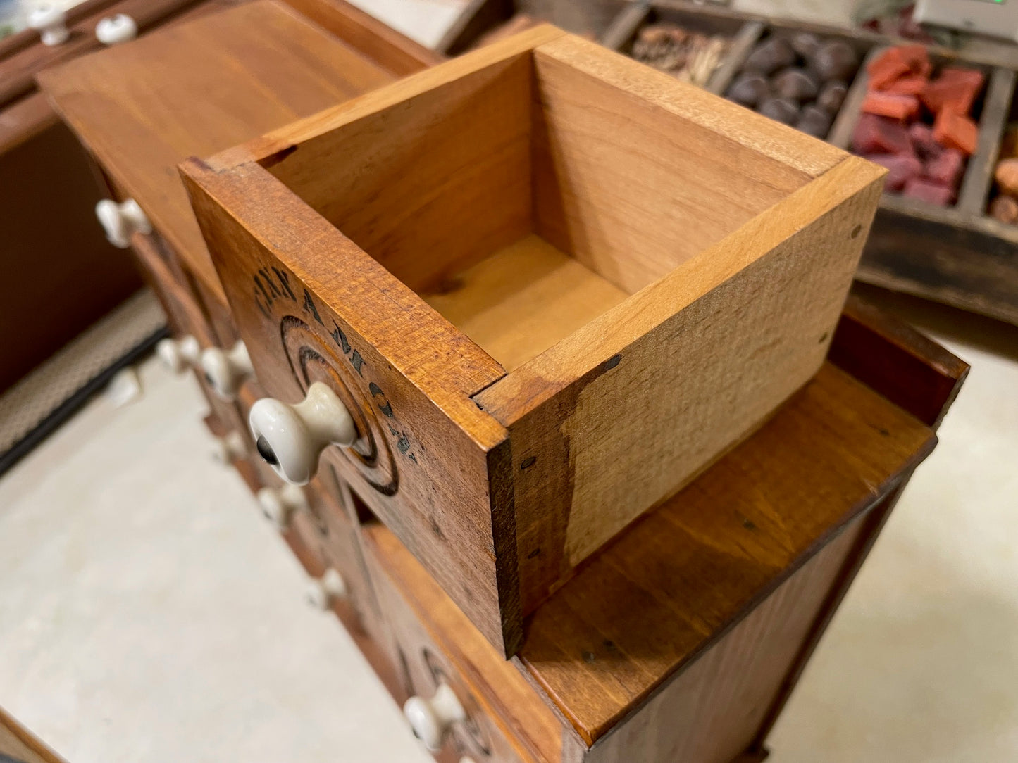 9-Drawer Spice & Herb Cabinet