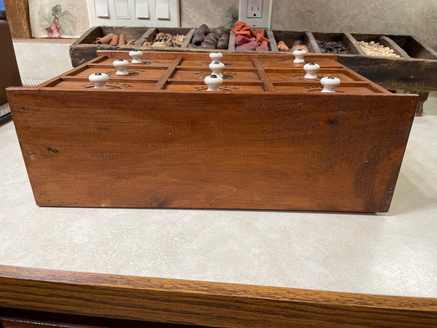 9-Drawer Spice & Herb Cabinet