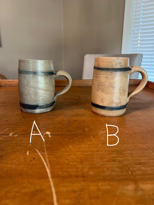 Stoneware Striped Tavern Mug (2 options)