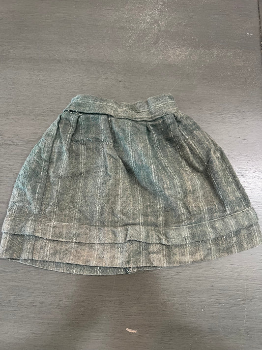 Green Homespun Skirt