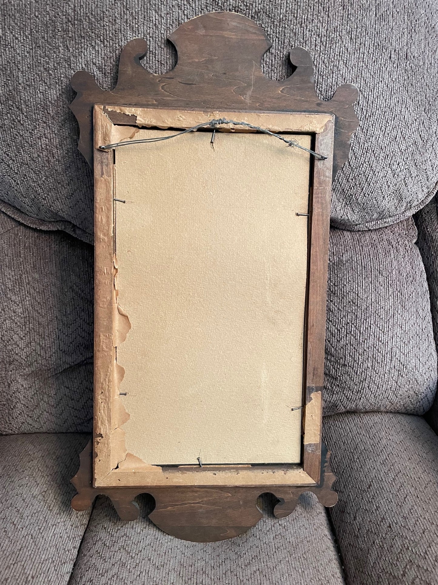 Antique Colonial Chippendale Mirror