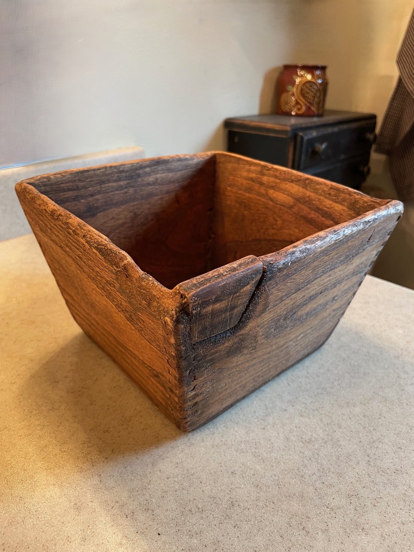 Antique Canted Dove Tailed Box