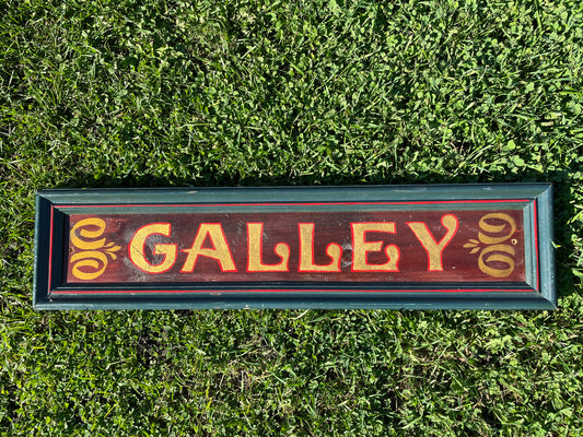 Antique 'Galley' Sign
