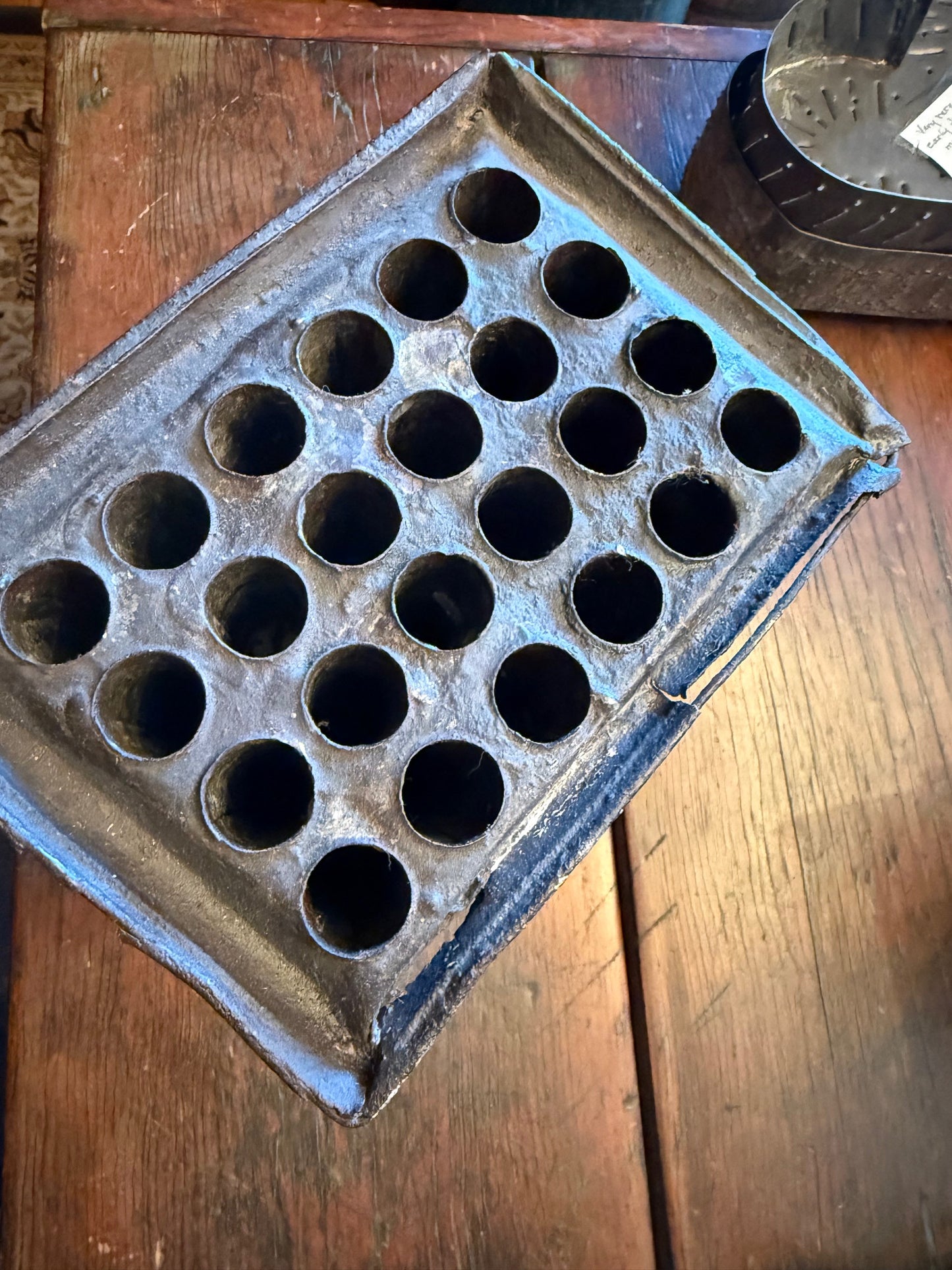 Early Large Antique 24-hole Candle Mold