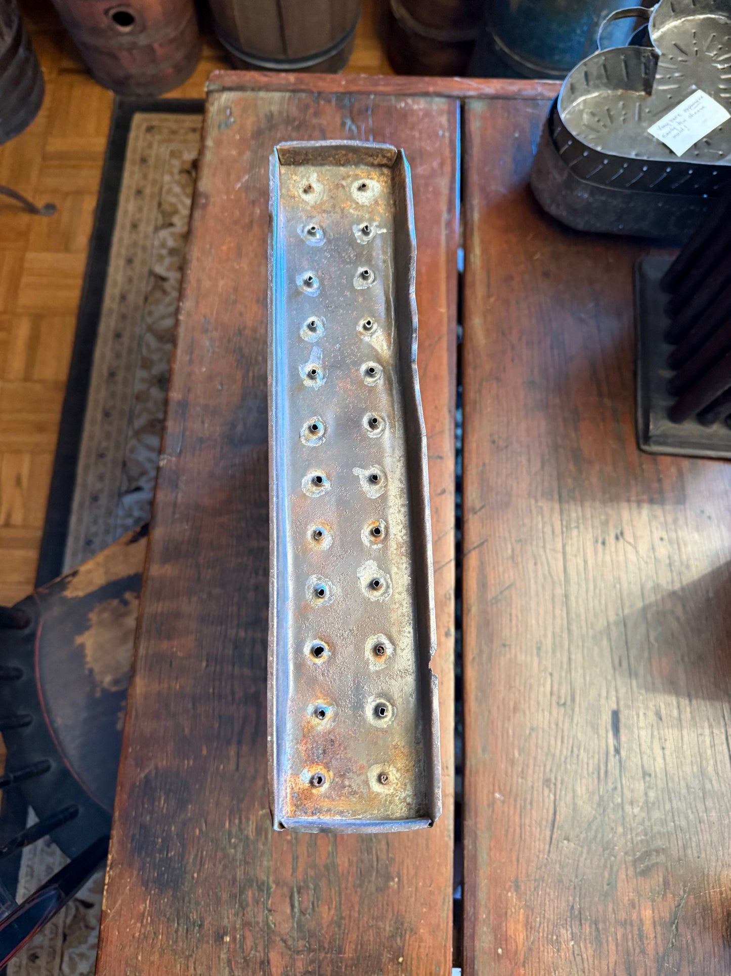 Early Large Antique 24-hole Candle Mold