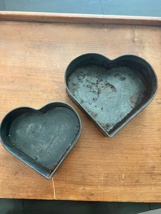 Set of 2 Heart Molds