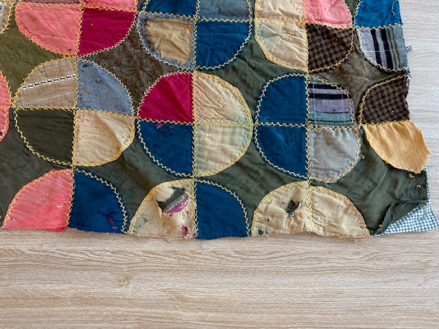 Antique Two-Sided Crazy Quilt