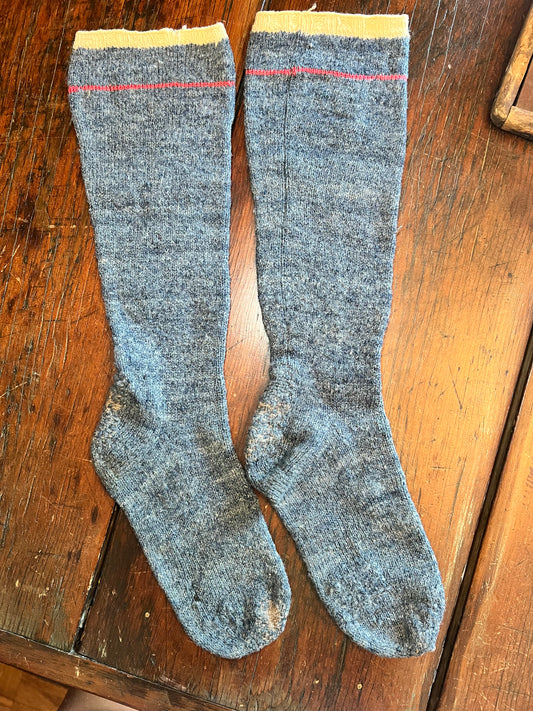 Repaired Wool Socks