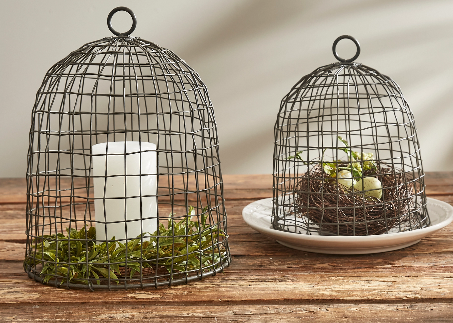 Wire Bell Cloches - Set of 2