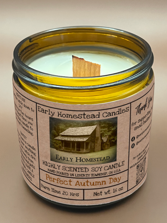 Perfect Autumn Day Candle