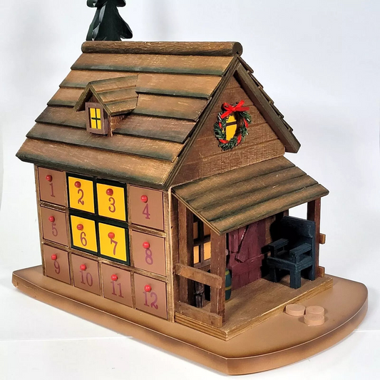 Vintage Log Cabin Advent Calendar (as featured in the Christmas 2024 issue)