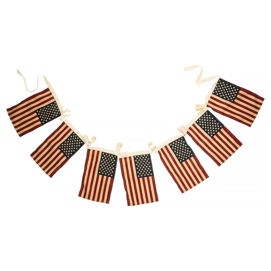 American Flag Garland